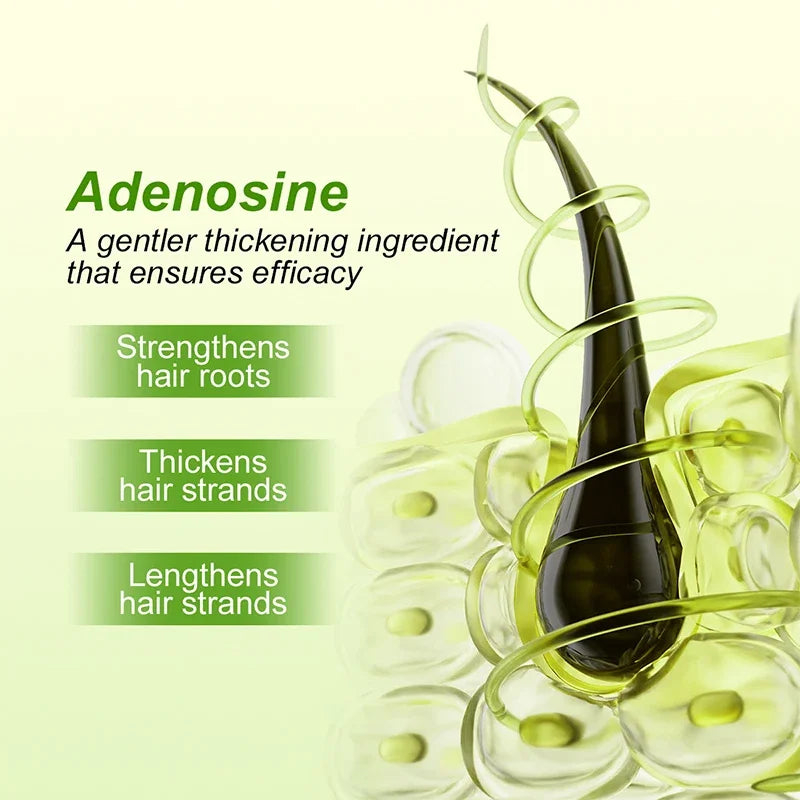 Advertisement for adenosine with text on a green background