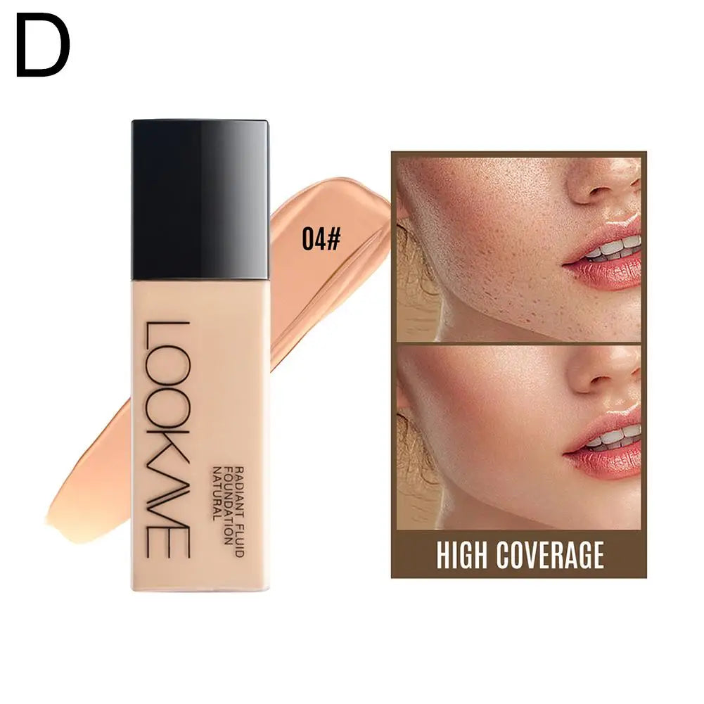 Liquid Foundation – Long Lasting Full Coverage Matte Cream CC Foundation, Natural Moisturizing Makeup Base & Concealer
