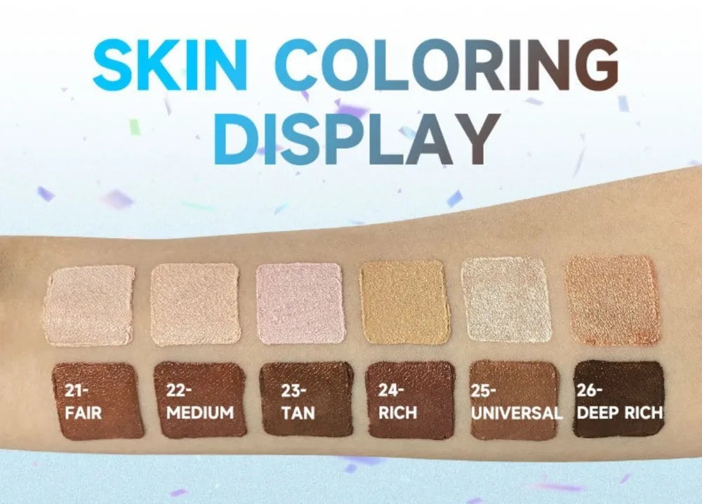 2-in-1 Double Head Highlighter & Contour Stick – Glitter Brightening Concealer Pen for Long Lasting Three-Dimensional Face Makeup