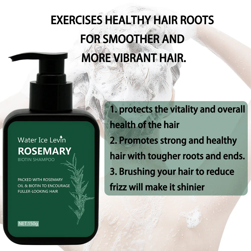 Hair Growth Shampoo with Rosemary & Biotin | Deep Clean & Oil Control