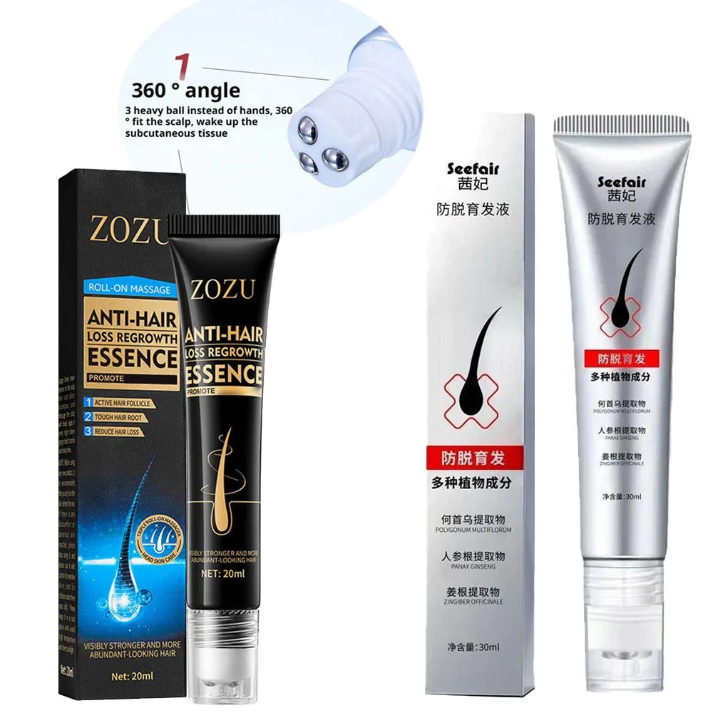 Set of hair care products including boxes and tubes with branding on a white background