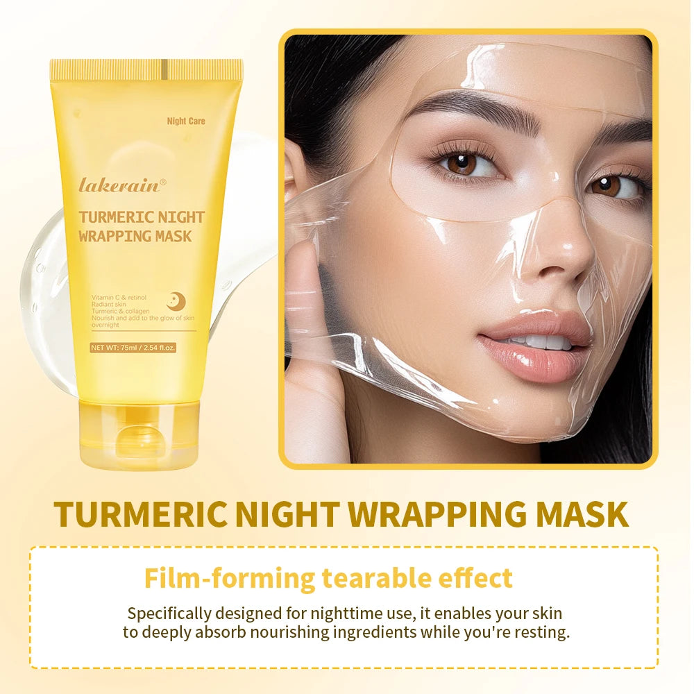Kojic Acid Turmeric Overnight Mask | Peel Off, Brightening & Firming Korean Skincare