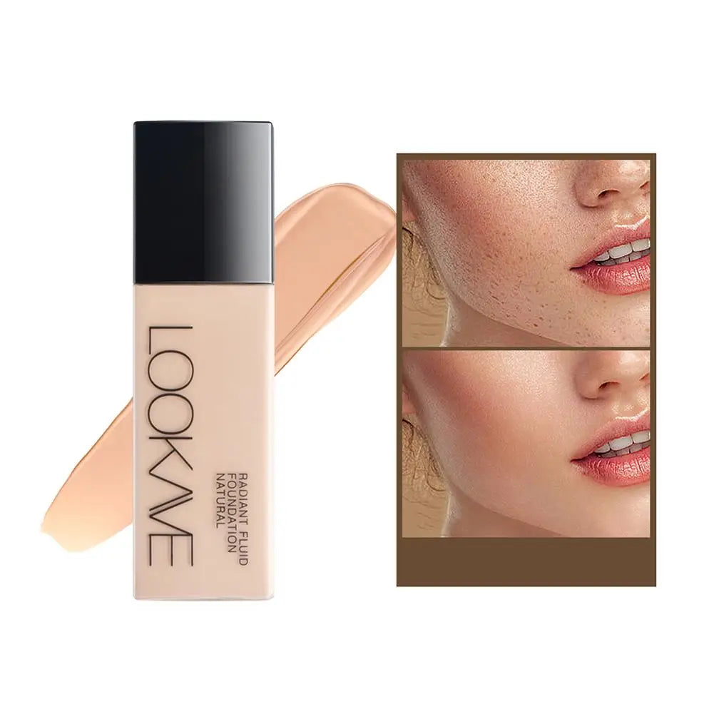 Liquid Foundation – Long Lasting Full Coverage Matte Cream CC Foundation, Natural Moisturizing Makeup Base & Concealer