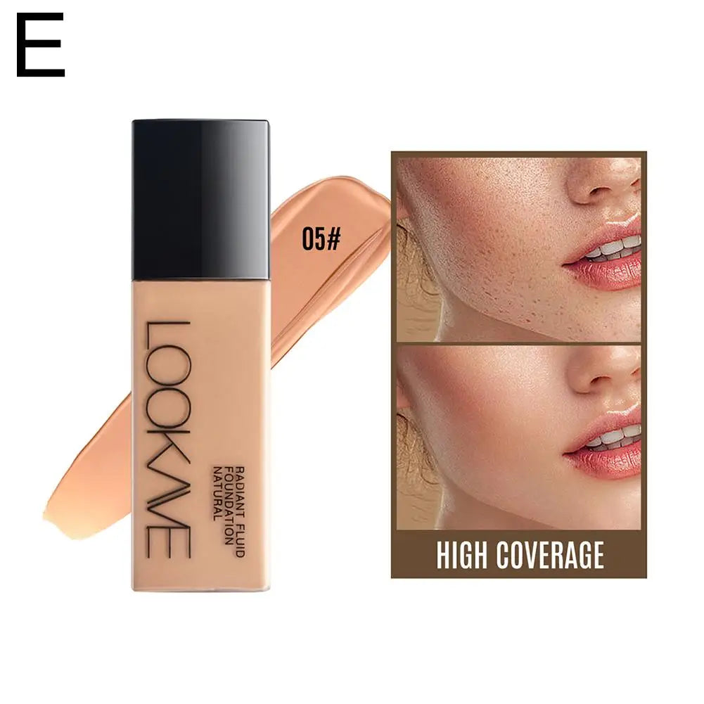 Liquid Foundation – Long Lasting Full Coverage Matte Cream CC Foundation, Natural Moisturizing Makeup Base & Concealer