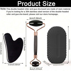 1/2/3pcs Ice Face Roller Facial Skincare Ice Roller Set,Facial Roller GuaSha FaceTool Set,Face Massage Roller Lifting Contouring