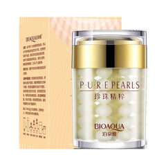 BIOAQUA Pure Pearls skincare product packaging on a white background