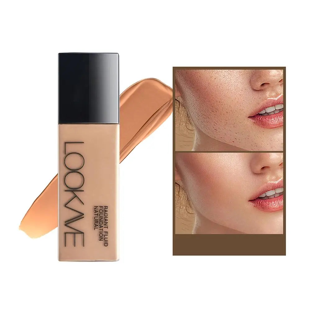 Liquid Foundation – Long Lasting Full Coverage Matte Cream CC Foundation, Natural Moisturizing Makeup Base & Concealer