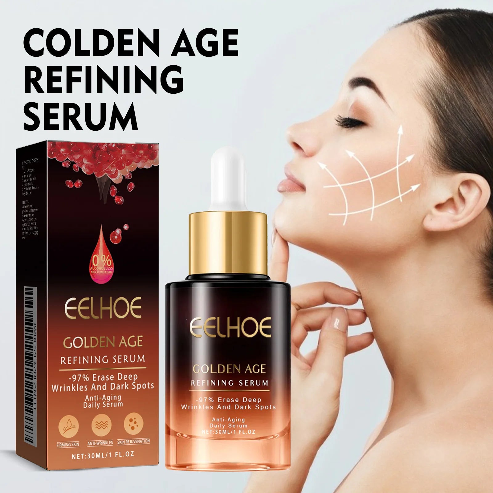 Anti-Aging Firming Serum | Instant Wrinkle Removal, Moisturizing & Skin Brightening
