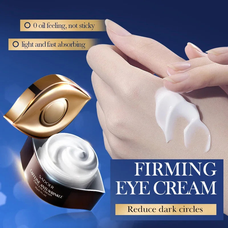 Caffeine Eye Cream – Anti Dark Circles & Eye Bags Remover, Firming and Moisturizing Eye Treatment