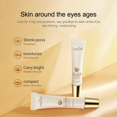 SADØER eye cream with benefits on a beige background