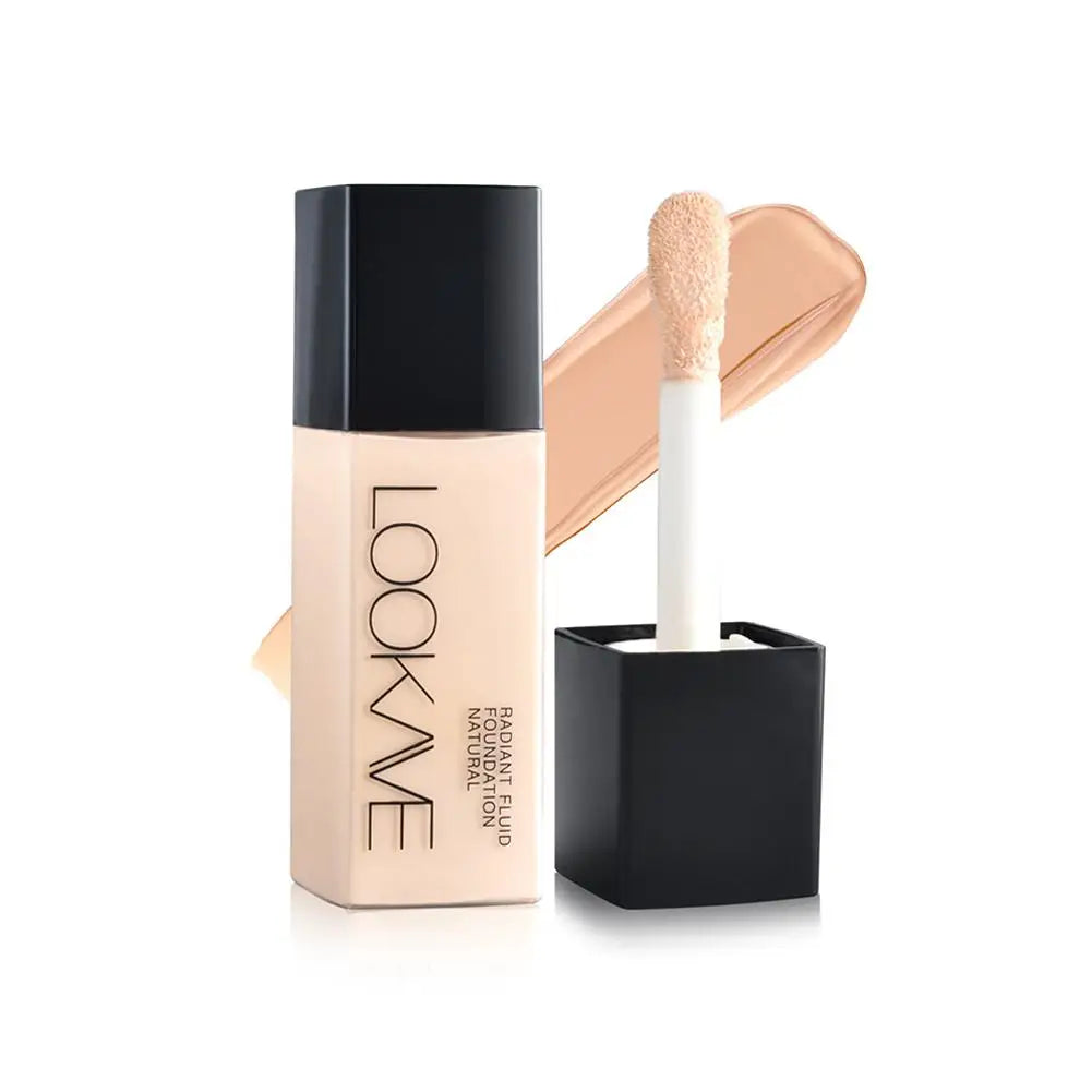 Liquid Foundation – Long Lasting Full Coverage Matte Cream CC Foundation, Natural Moisturizing Makeup Base & Concealer